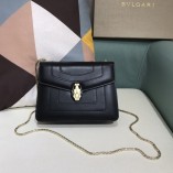 Bvlgari Serpenti Forever Calf leather Crossbody Bag 34559 Black