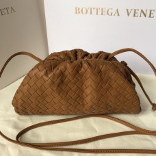 Bottega Veneta The Mini Pouch Lambskin Caramel