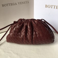 Bottega Veneta The Mini Pouch Lambskin Jujube Red