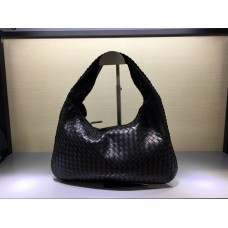 Bottega Veneta Lambskin Shoulder Bag 5091 Black