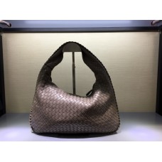 Bottega Veneta Lambskin Shoulder Bag 5091 Coffee