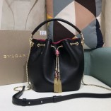 Bvlgari Serpenti Forever Bucket Bag B287614 Black