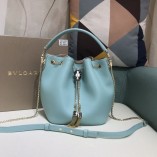 Bvlgari Serpenti Forever Bucket Bag B287614 Light Blue