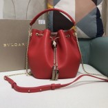 Bvlgari Serpenti Forever Bucket Bag B287614 Red