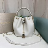 Bvlgari Serpenti Forever Bucket Bag B287614 White