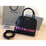 Balenciaga Shell Bag 902680 Black/Peach