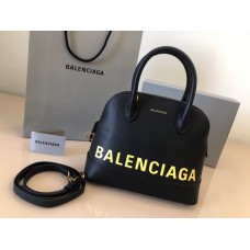 Balenciaga Shell Bag 902680 Black/Yellow