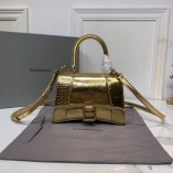 Balenciaga Women's Hourglass Top Handle Bag in Golden