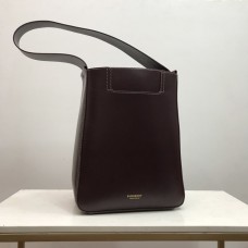 Burberry square bucket bag/wine red