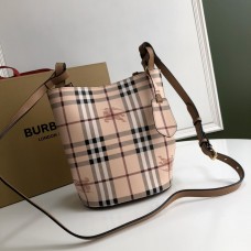 Burberry Haymarket(out) bucket bag/brown