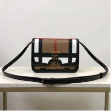 Burberry Small TB Patchwork Leather Crossbody Bag