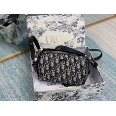 Dior Roller Messenger Oblique Jacquard Bag