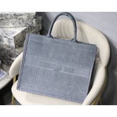 Dior Book Tote Bag In Blue