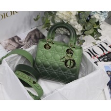 Dior My ABCDior Bag  Gradient Cannage Lambskin M0538 in Green