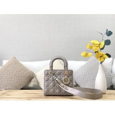 Lady Dior  My ABCDior Bag lambskin M0538 Gray