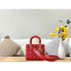 Lady Dior My ABCDior Bag lambskin M0538 Red