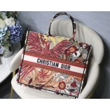 Christian Dior Book Tote Multicolor Phoenix Embroidery M1286