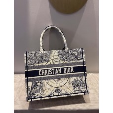 Dior Book Tote Blue Multicolor Dior Around the World