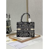 Dior Book Tote 26.5cm Black Tiger