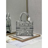 Dior Book Tote 26.5cm Gray Tiger