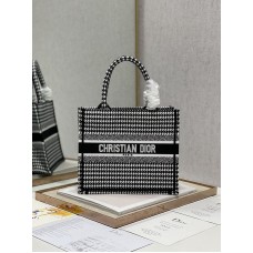 Dior Book Tote 26.5cm Houndstooth