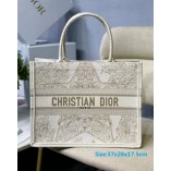 Dior Book Tote Bag Platinum Totem