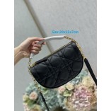 Dior Vibe Hobo Bag Black Cannage Lambskin