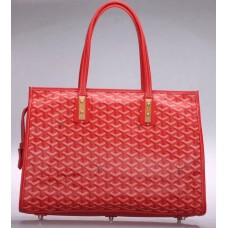 Goyard Goyardine Marquises Tote Red