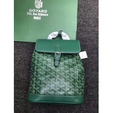 Goyard Alpin Coated MM Canvas Backpack Green