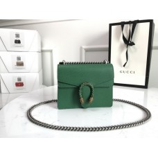 Gucci Dionysus leather mini bag 421970 Green Leather