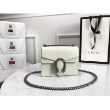 Gucci Dionysus leather mini bag 421970 White Leather