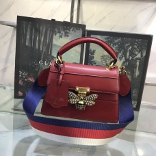 Gucci Calfskin Queen Margaret Small Bag 476541 Red