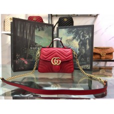 Gucci GG Marmont shoulder bag 547260 Red