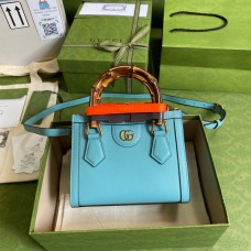 Gucci Diana Mini Tote Bag 655661 Blue