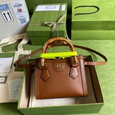 Gucci Diana Mini Tote Bag 655661 Brown