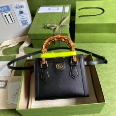 Gucci Diana Mini Tote Bag 655661 Black