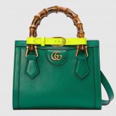 Gucci Diana Mini Tote Bag 655661 Green