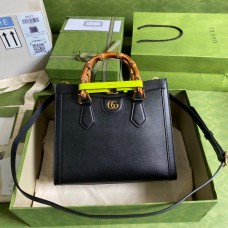 Gucci Diana Small Tote Bag 660195 Black