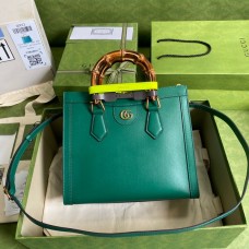 Gucci Diana Small Tote Bag 660195 Green