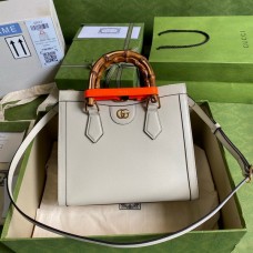 Gucci Diana Small Tote Bag 660195 White