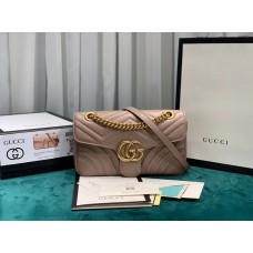 Gucci GG Marmont Flap Bag Small Nude Pink