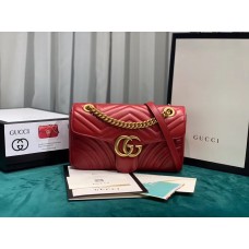 Gucci GG Marmont Flap Bag Small Red