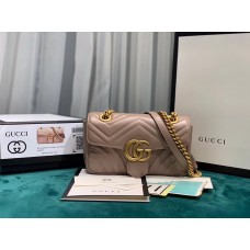 Gucci GG Marmont Flap Bag Mini 446744 Nude Pink