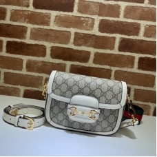 Gucci 1955 Horsebit Mini Bag 658574 White