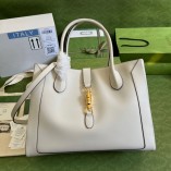 Gucci Jackie 1961 Large Tote Bag White