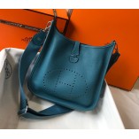 Hermes Evelyne Bag 0719 Cowboy Blue