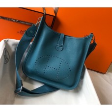 Hermes Evelyne Bag 0719 Cowboy Blue