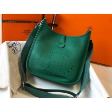 Hermes Evelyne Bag 0719 Velvet Green