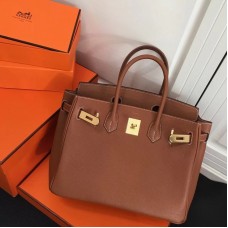 Hermes Birkin Original Togo Leather Coffee 