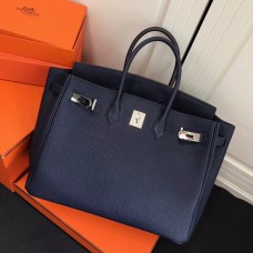 Hermes Birkin Original Togo Leather Dark blue